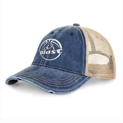Blast - Distressed Mesh Adjustable Snapback Hat