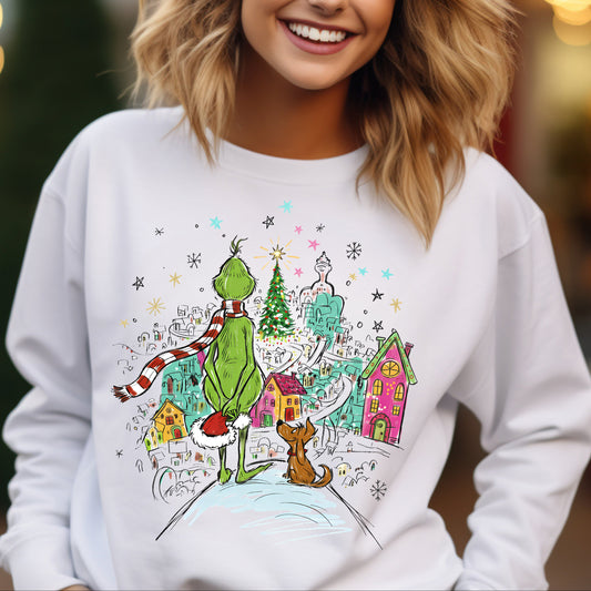 Grinch Colorful Doogle