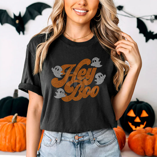 Hey Boo! - YOUTH and ADULT - SPANGLES