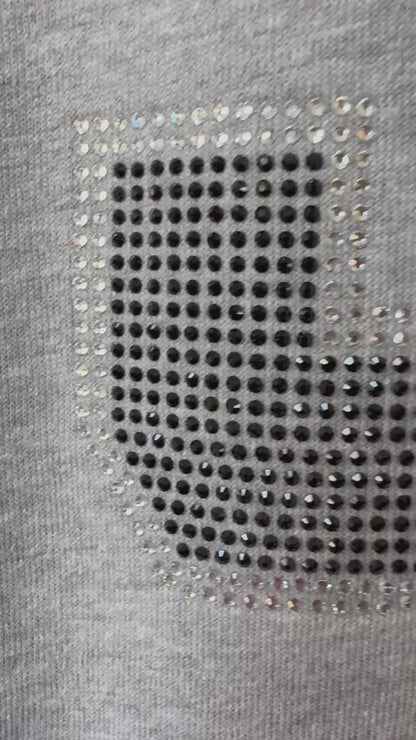 12" Custom Number - RHINESTONES