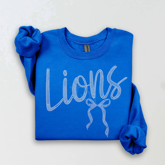 Lily Lake Lions - Rhinestone Script - YOUTH and ADULT