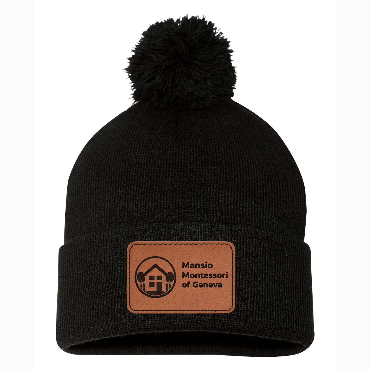 Mansio - Winter Beanie w/ Leather Patch