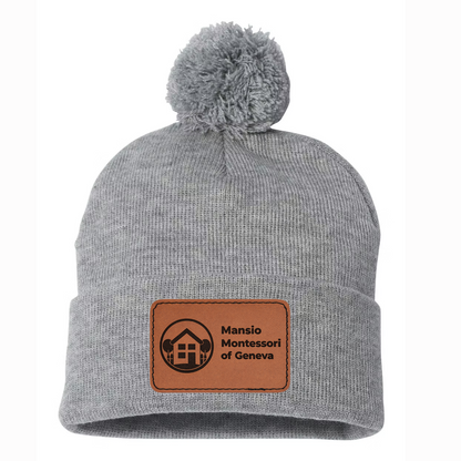 Mansio - Winter Beanie w/ Leather Patch